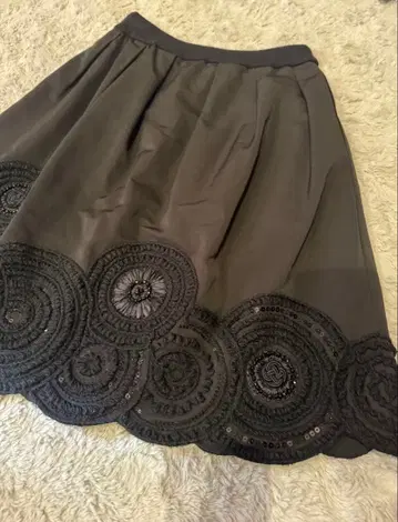 코투 COTOO 스커트 블랙 9호 사이즈 38