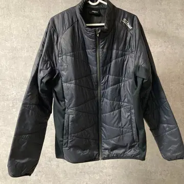 Titleist 다크 그레이 퀼팅 자켓