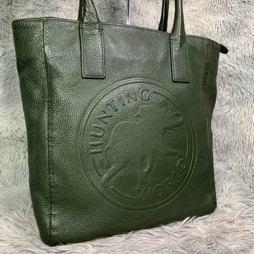 새상품급 HUNTING WORLD 헌팅월드 토트백 가죽