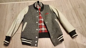 미사용 MILKFED. 천연 가죽 바시티 자켓 밀크페도 가죽 자켓 S