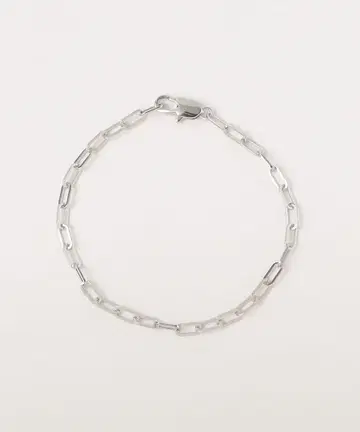 브라스 페이퍼 클립 체인 팔찌