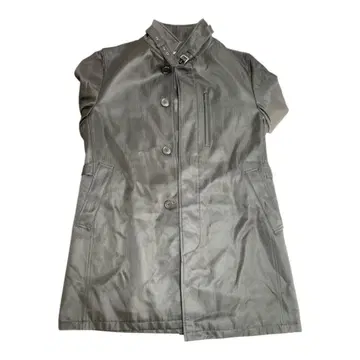 블랙 버튼 트렌치코트 베스트 포함