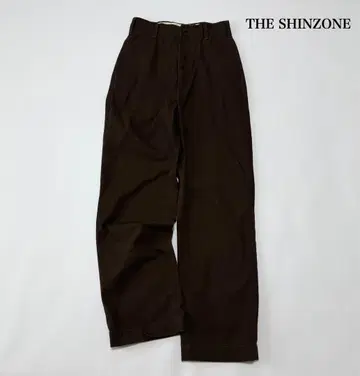 THE SHINZONE 신존 워시드 하이웨스트 치노 팬츠