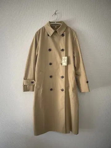 [ 새상품 ] 무인양품 베이지 발수 트렌치코트 M 사이즈