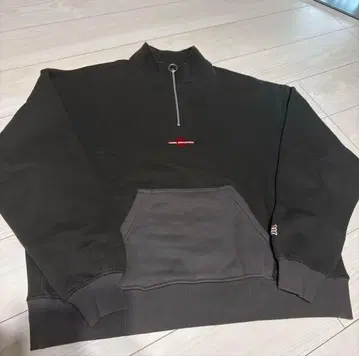 EVISEN SKATEBOARDS 하프 지퍼 후드티 independent