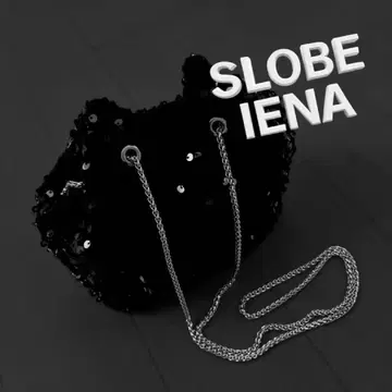 SLOBE IENA 블랙 스팽글 숄더백