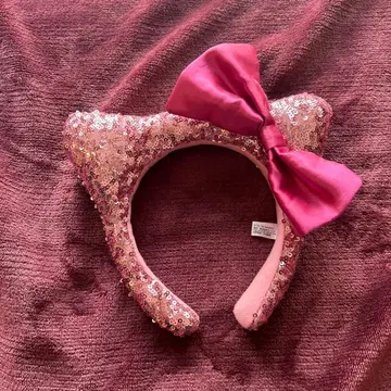 핑크 고양이 귀 머리띠 USJ