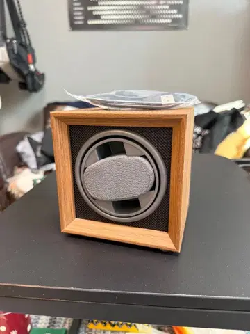 우드풍 스피커 브라운 계열