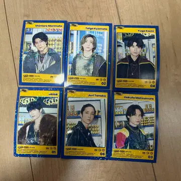 GOLD 혜택 트레이딩 카드 세트 SixTONES