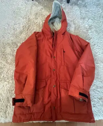 오렌지 마운틴 파카 후드 부착