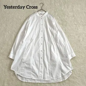 Yesterday Cross 코튼하우스아야 밴드 카라 셔츠