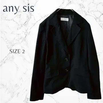 애니시스 스테디셀러 깔끔한 오피스 울 혼방 테일러드 자켓 M