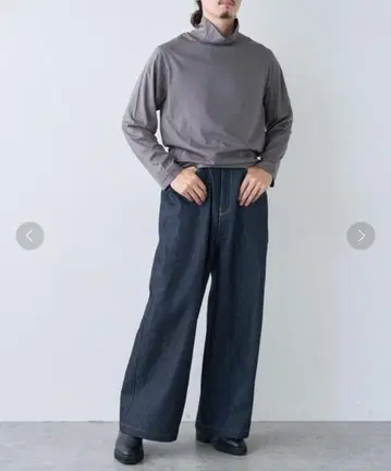 [ Lui's ] 인디고 슈퍼 와이드 데님