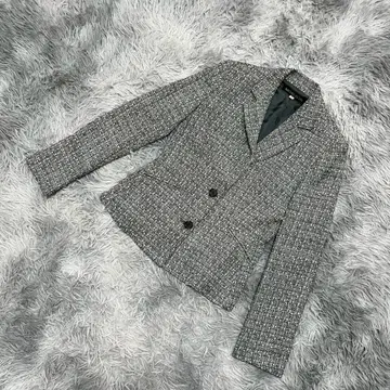 [ MICHEL KLEIN ] 미쉘클랑 트위드 자켓 긴팔 실크