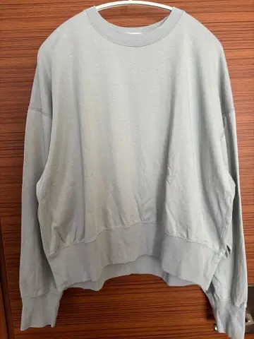 카구레 숏 하이 게이지 맨투맨 민트