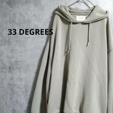 서티쓰리 디클리즈 후드 부착 풀오버 캐주얼 루즈핏