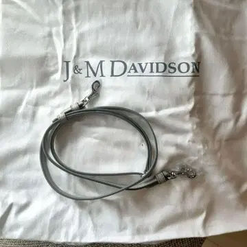 [ 미사용 ] J&M DAVIDSON 가죽 숄더 스트랩 & 수납 가방