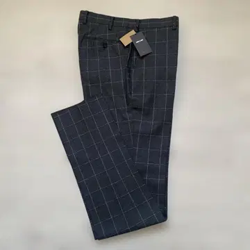 정가 28600엔 꼼사맨 윈도페인 슬랙스 팬츠 L 그레이