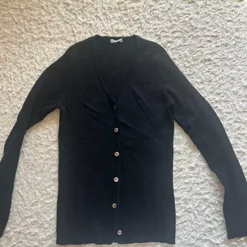 Lui Chantant 블랙 긴팔 가디건