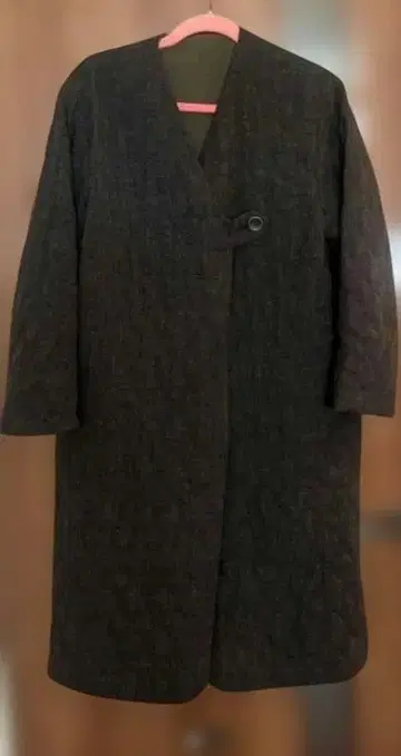 스텔라 쉬폰 퀼팅 롱 코트