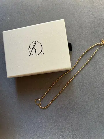 Karin Takubo x h.. 하트&오벌 체인 목걸이 gold