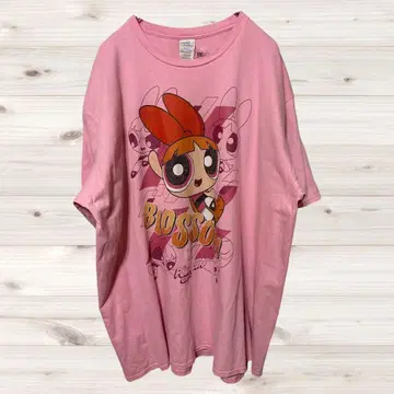 PORT and COMPANY 파워퍼프걸스 블라썸 프린트 T