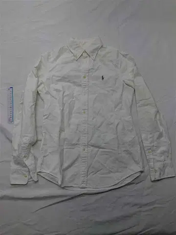 랄프 로렌 슬림핏 옥스퍼드 셔츠 긴팔 화이트 계열 M