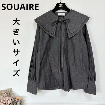 새상품급 빅 사이즈 SOUAIRE 데님 튜닉