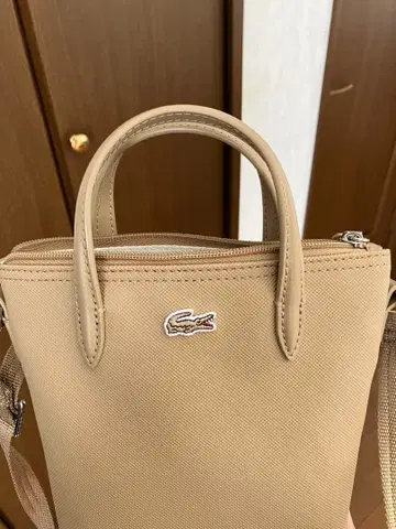 LACOSTE 베이지 숄더백