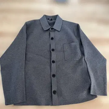 UNIQLO 밀라노 리브 가디건 그레이 M