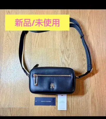 타미힐피거 숄더백 블랙