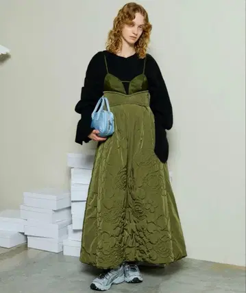 2Way Padded Quilted 2WAY 충전솜 퀼팅 원피스