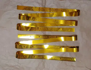 Mrs. GREEN APPLE 미세스 금 은색 테이프 바벨탑