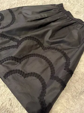 코투 COTOO 스커트 9호 사이즈 38 블랙