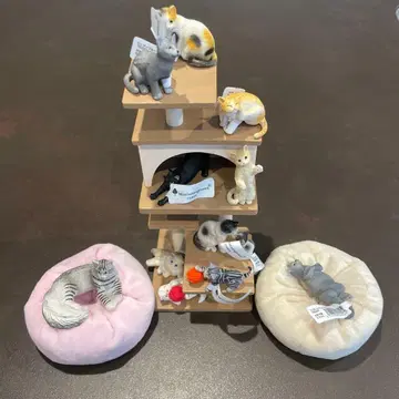 미니어처 플래닛 캣 타워 고양이 12개
