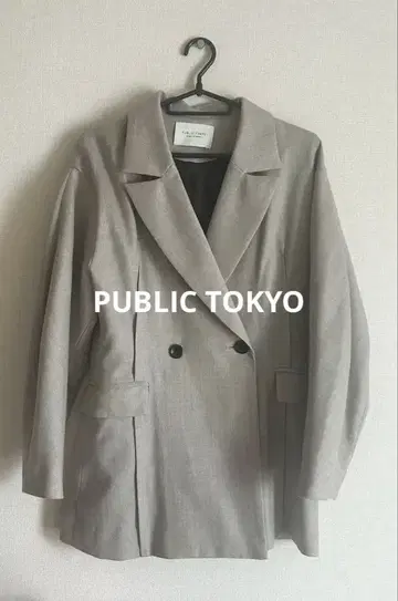 퍼블릭 도쿄 코쿤 슬리브 아웃 심 자켓 F 사이즈