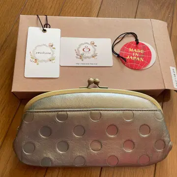 cuetere 도트 무늬 장지갑 일본제