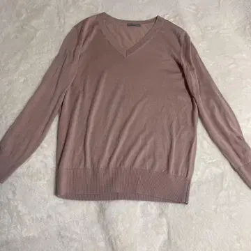 띠어리 럭스 theory luxe V넥 스웨터 울 실크