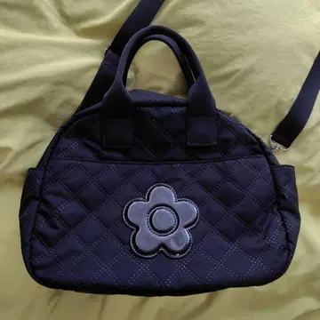 [ 한번 사용 ] 마리콴트 핑 소닉 퀼트 데이지 2WAY 토트