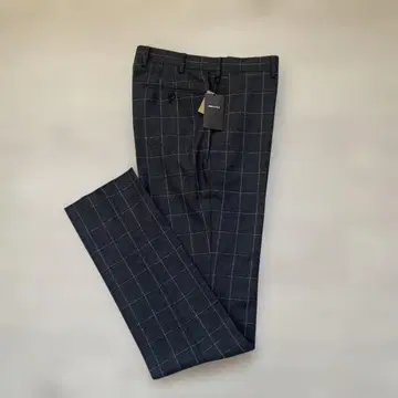 정가 28,600엔 꼼사맨 윈도페인 슬랙스 팬츠 M 그레이