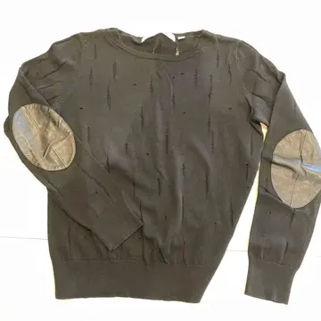 CARINE ROITFELD 블랙 긴팔 스웨터 L 데미지풍 유니클로