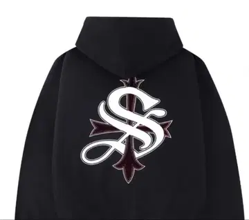 supplier 블랙 집업 후드티