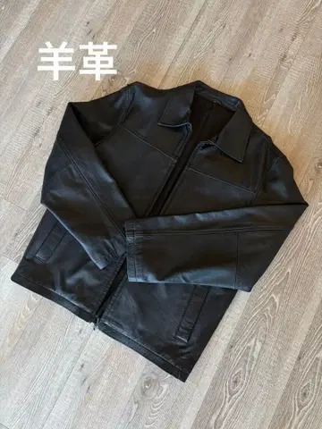 양가죽 블랙 가죽 자켓 M 사이즈