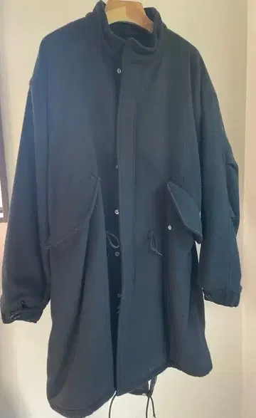 블랙 모즈 코트 BEAMS 블랙