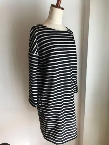 [ MACPHEE ] 멜톤 보더 원피스