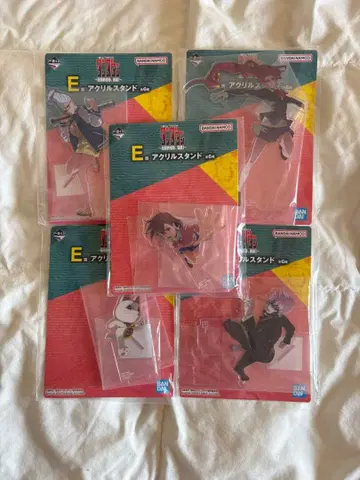 [ 일괄 할인 ] 제일복권 던던던 F상 아크릴 스탠드 5개