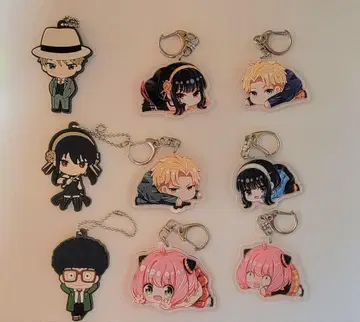 SPY x FAMILY 키링 9개 세트