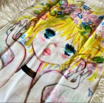 미즈모리 아토 타월 턱 괴기