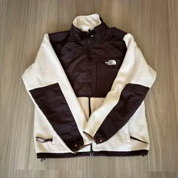 THE NORTH FACE 플리스 자켓 핑크 아이보리/브라운