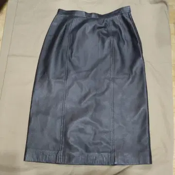 레리안 가죽 양가죽 스커트 다크 브라운 7호